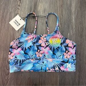 Hurley girls bikini top NWT Size S 8-10